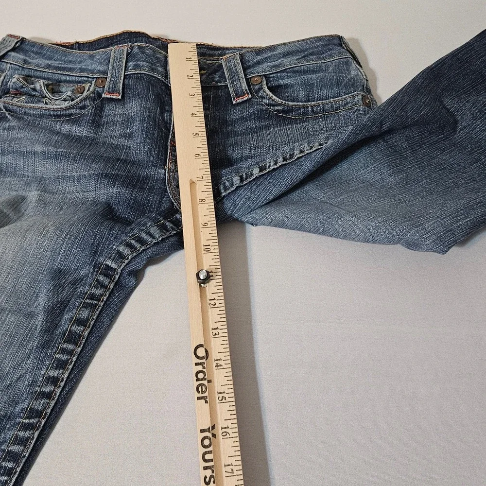 True Religion Billy Flap Pockets Men Jeans Blue Denim 31x29